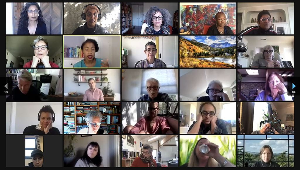 A screenshot of the attendees present for our virtual Fall 2020 Cultural Studies Colloquium Series